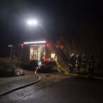 Das LF10 der Feuerwehr Quarnbek im Einsatz