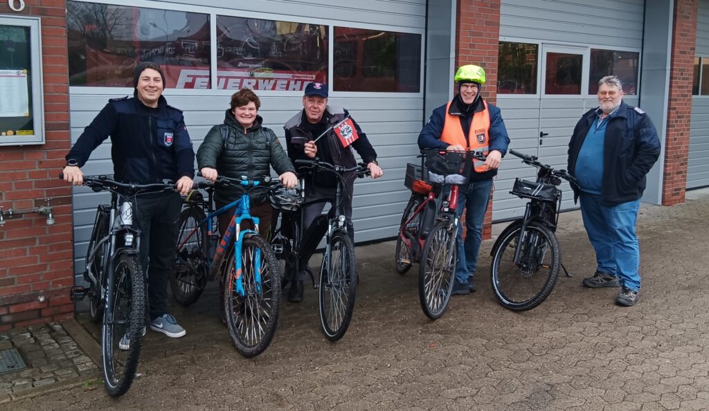 Fahrradstaffel von Strohbrück nach Ottendorf